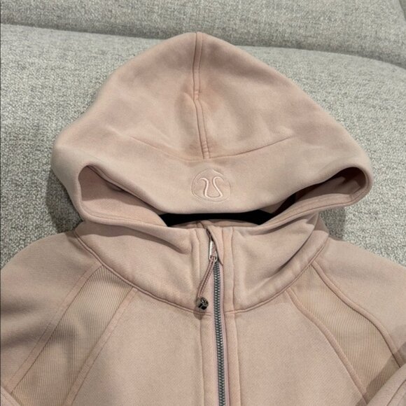 Lululemon Size M/L Pink Oversized Scuba Half Zip Hoodie - Picture 2 of 6